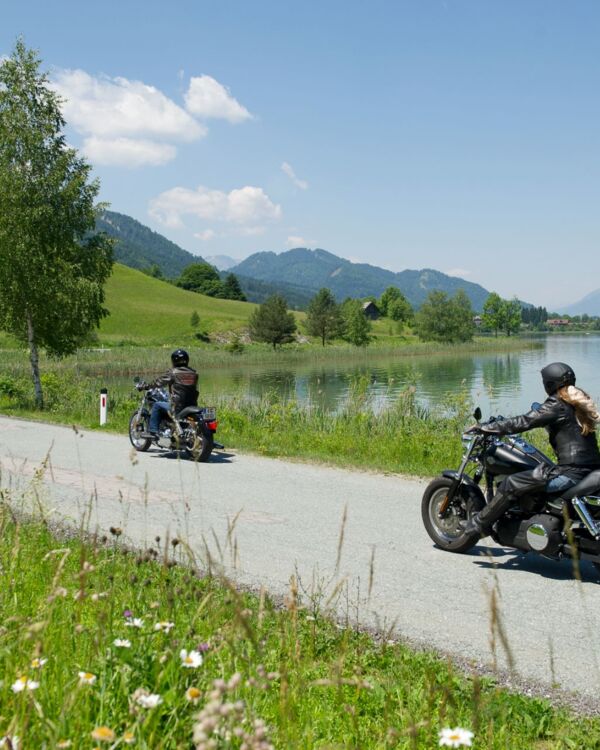 Naturjuwel Weissensee - Motorrad-Tour vom Hotel Gasthof Strasswirt am Nassfeld in Kärnten