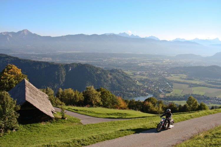 Villacher Gerlitzen und Ossiacher See - Motorrad Tour vom Hotel Gasthof Strasswirt am Nassfeld in Kärnten